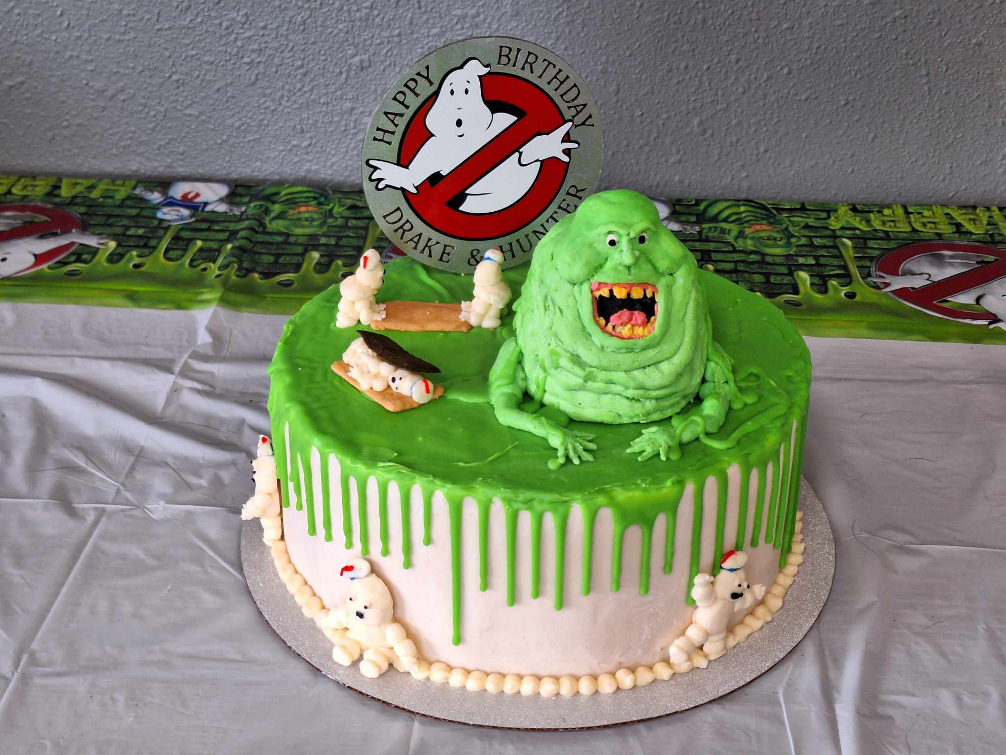 Fun Delicious Ghostbusters Cake Birthday Theme